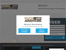 Tablet Screenshot of macsadventure.com
